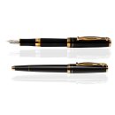 CLEO Skribent GOLD Füllfederhalter schwarz, 18 K...