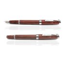 CLEO Ebonite Füllfederhalter Vesuv, 18 K Feder Bicolor