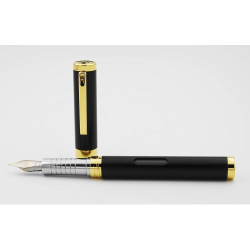 Diplomat Premium Füllhalter Nexus Black/Gold, vergoldete Feder