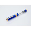 Diplomat Nexus Demo Blau Gold Füllhalter mit 14 K...
