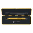 Caran dAche Metall-Kugelschreiber 849™ PREMIUM Goldbar Slimpack