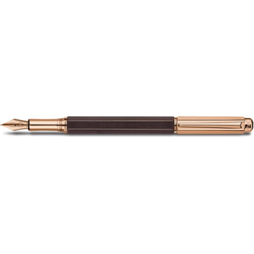 Caran d’Ache Varius Füllfederhalter Ebony, Roségold plattiert