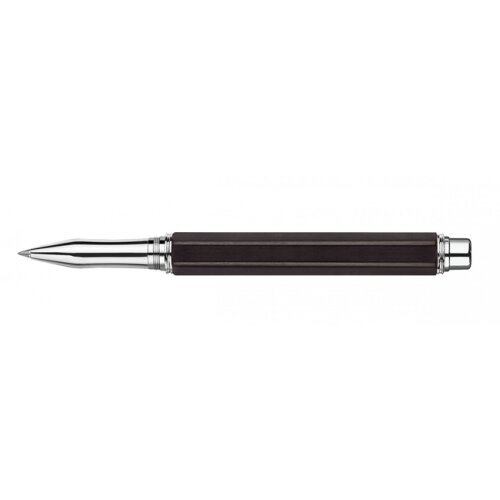 Caran D´ache Tintenroller VARIUS™ EBONY versilbert/rhodiniert