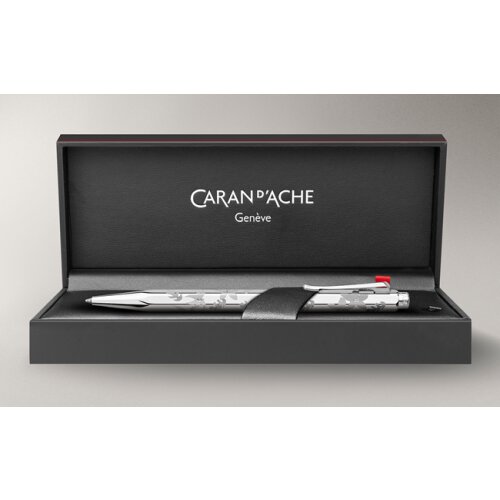 Caran d’Ache Ecridor Kugelschreiber Flowers platiniert