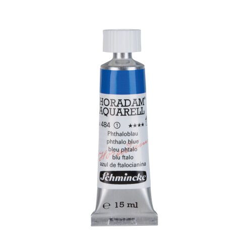 Schmincke HORADAM Aquarell Farbe 15ml Tube Phthaloblau