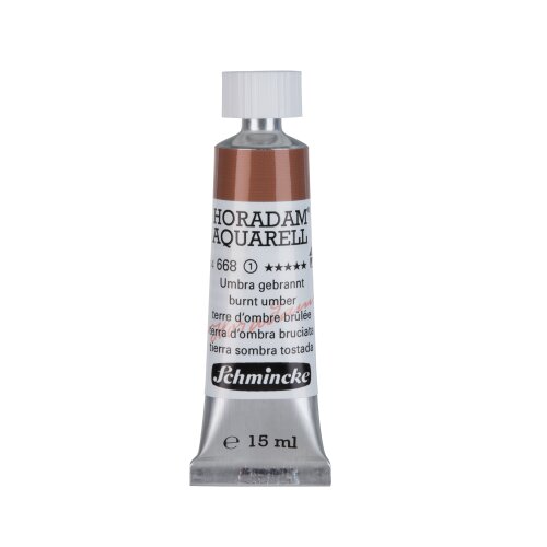 Schmincke HORADAM Aquarell Farbe 15ml Tube Umbra gebrannt