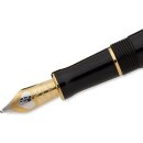 Parker Füllfederhalter DUOFOLD Black International mit vergoldeten Verzierungen M