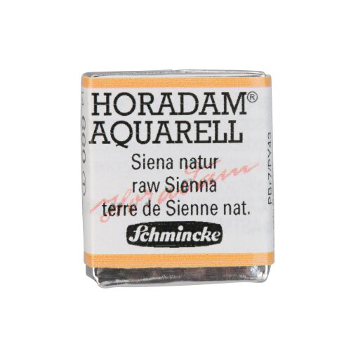 Schmincke Horadam Aquarell Farbe - 1/2 Näpfchen Siena natur