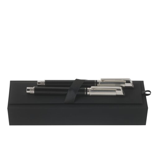 Hugo Boss Grand Black Set - Tintenroller & Füllfederhalter