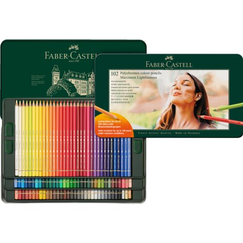 Faber-Castell Farbstift Polychromos Set 102er Metalletui