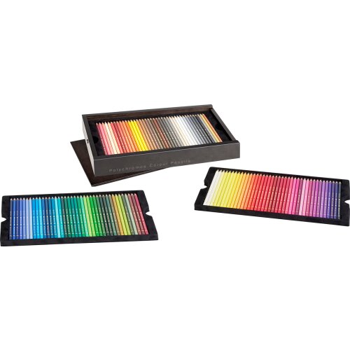 Faber-Castell Polychromos 120 Künstlerfarbstifte, Special Edition Holzcassette