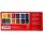LUKAS AQUARELL STUDIO Aquarellfarben Set - 12 x 1/2-näpfchen in Travelbox