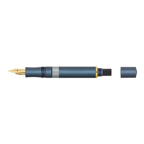 Kaweco Piston SPORT AL Kolbenfüllhalter Navy/Gold | Solo