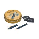 Kaweco Piston SPORT AL Kolbenfüllhalter Navy/Gold | Solo