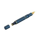 Kaweco Piston SPORT AL Kolbenfüllhalter Navy/Gold | Solo