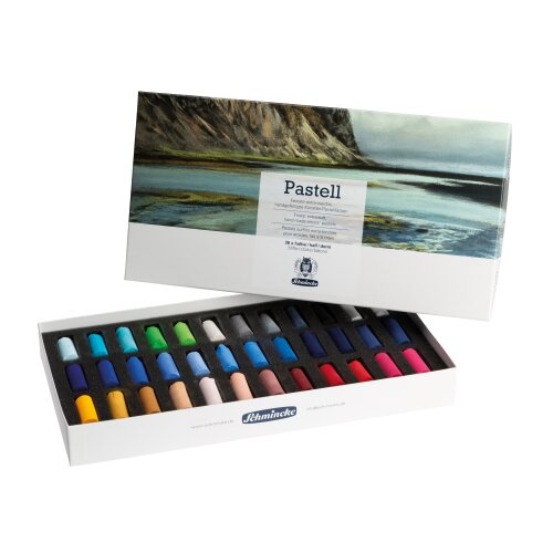 Schmincke Pastell Kartonset 36 halbe Stifte - Sondergröße
