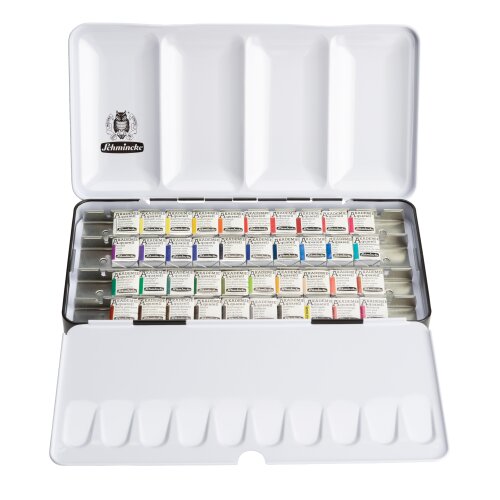 Schmincke Akademie Aquarell VOLLSORTIMENT | Sonderedition 40 x 1/2 Näpfchen