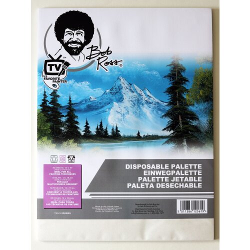 Bob Ross Paper Einwegpalette, 50 Blatt