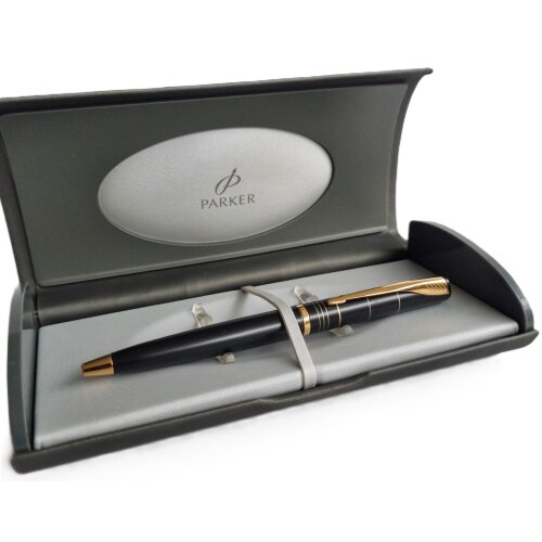 PARKER Latitude Kugelschreiber Silky Black, G.C.