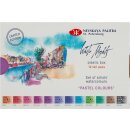 WHITE NIGHTS™ Aquarellfarben Pastell Set – 12...