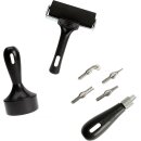 Schmincke Aqua- Linoldruck Komplettset, Farben Linoldruckplatten,Farbrolle Schnitzwerkzeug