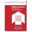 Hahnemühle Millimeterblock rot 80g/m², DIN A4, 50 Blatt