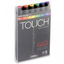 Touch Twin Marker 6er Set Main Colors - Grundfarbtöne