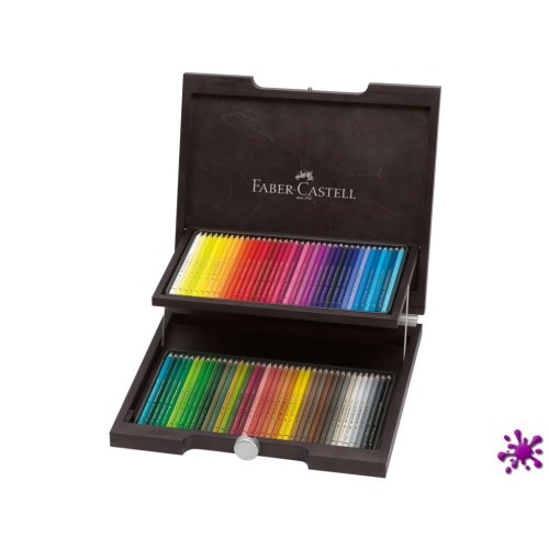 Faber-Castell Polychromos Farbstifte 72er Holzkoffer - 110072