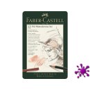 Faber-Castell Pitt Monochrome Set, klein im Metalletui 12-teilig