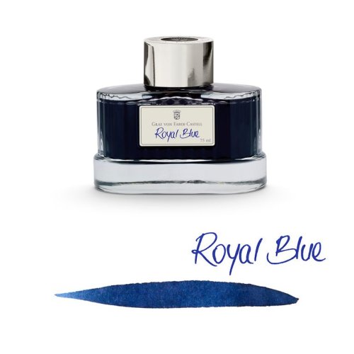 Graf von Faber Castell Tintenglas 75ml - Royal Blue