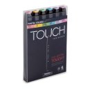 Touch Twin Marker 6er Set Pastel Colors - Pastelltöne