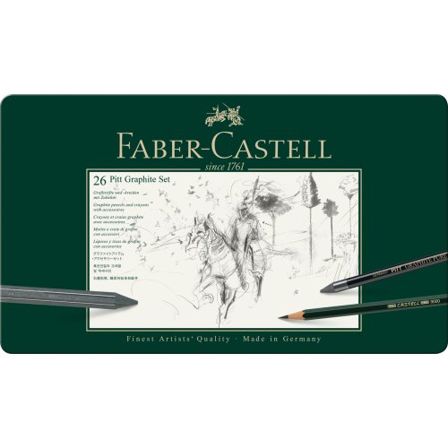 Faber-Castell PITT Graphite Metalletui 26-teilig