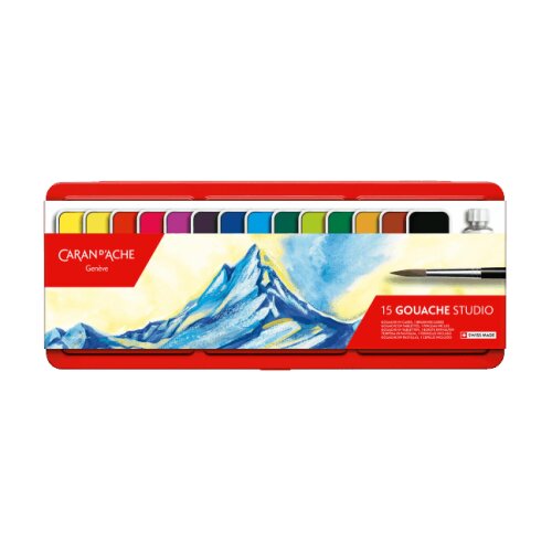 Caran dAche GOUACHE STUDIO in Tabletten - 15er Set