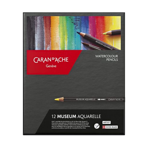 Caran d‘Ache MUSEUM Aquarellstifte - 12 Farben