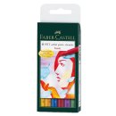 Faber-Castell PITT Artist Pen 6er Etui brush - Basic