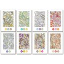 Chameleon Color Cards zum selbst gestalten - Blumenmuster
