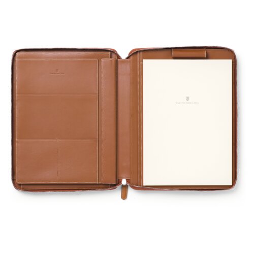 Graf von Faber-Castell Schreibmappe EPSOM mit Tablet-Fach, A4 Cognac