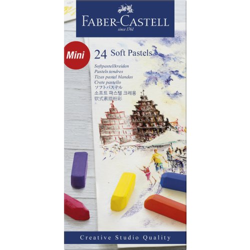 Faber Castell Creative Studio Softpastellkreide 24er Mini