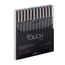 Shinhan Touch Liner, Fineliner Set 0,1mm mit 12...