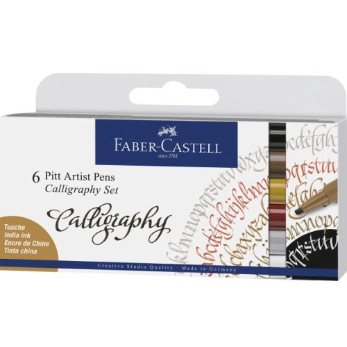 Faber-Castell PITT Artist Pen Calligraphy 6er Set