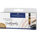 Faber-Castell PITT Artist Pen Calligraphy 6er Set