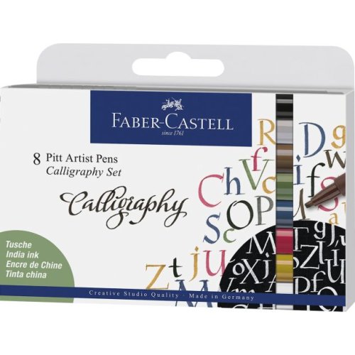 Faber-Castell PITT Artist Pen Calligraphy 8er Set