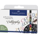 Faber-Castell PITT Artist Pen Calligraphy 8er Set