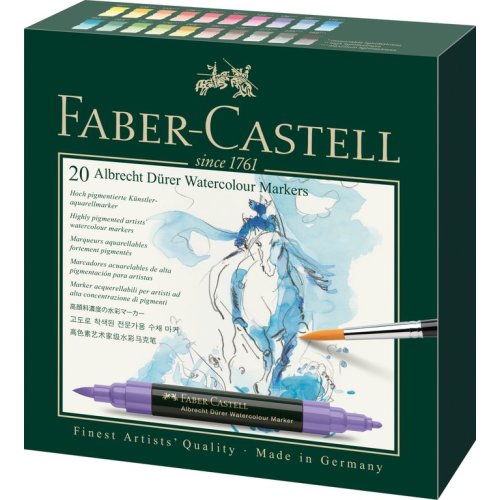 Faber-Castell Albrecht Dürer - Aquarellmarker 20er Set