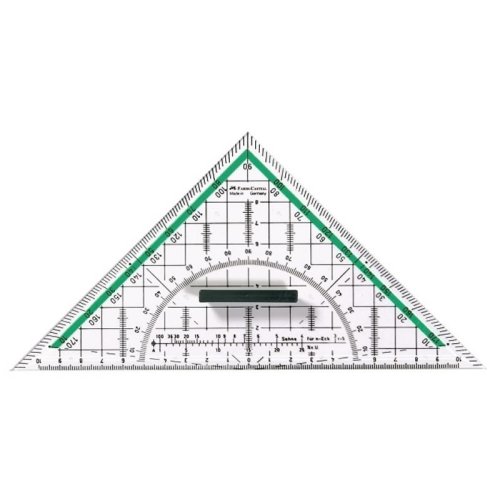 Faber Castell BK 1 Geo-Dreieck groß mit Griff