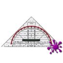 Faber Castell BK 1 Geo-Dreieck klein mit Griff