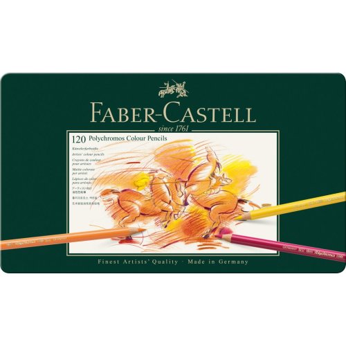Faber-Castell Polychromos Farbstifte 120er Metalletui - 110011
