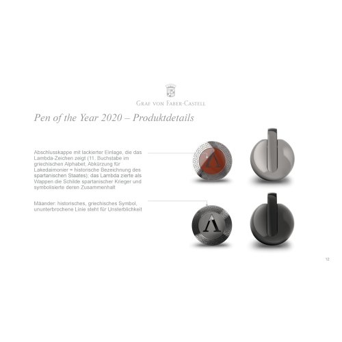 Pen of the Year 2020 Sparta Füllfederhalter, Graf von Faber-Castell ,verschiedene Stärken Black Edition