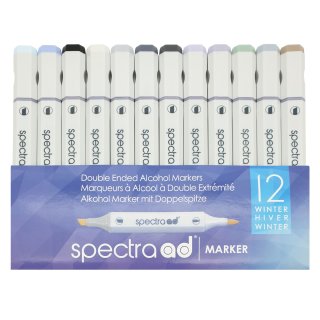 Spectra AD Alkohol Marker - 12 Winter Farben