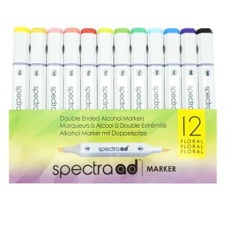 Spectra AD Alkohol Marker - 12 Floral Farben